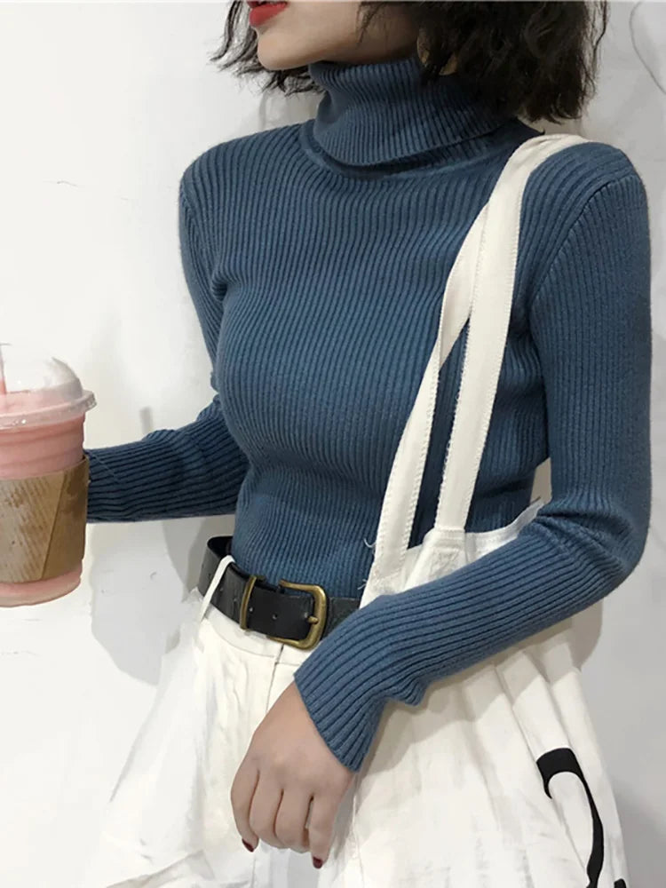 Turtleneck Sweater Slim Fit