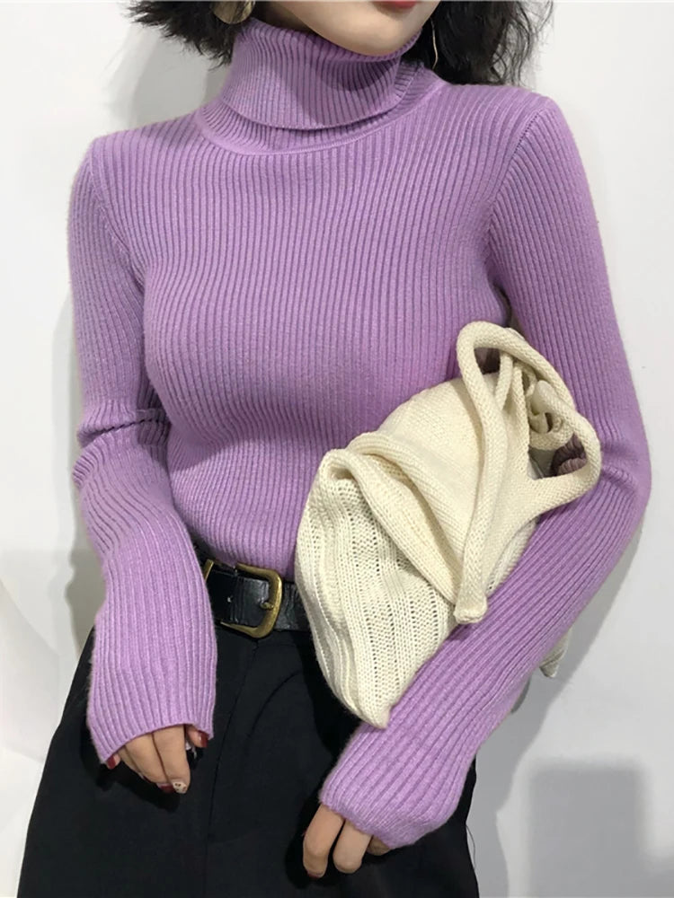 Turtleneck Sweater Slim Fit