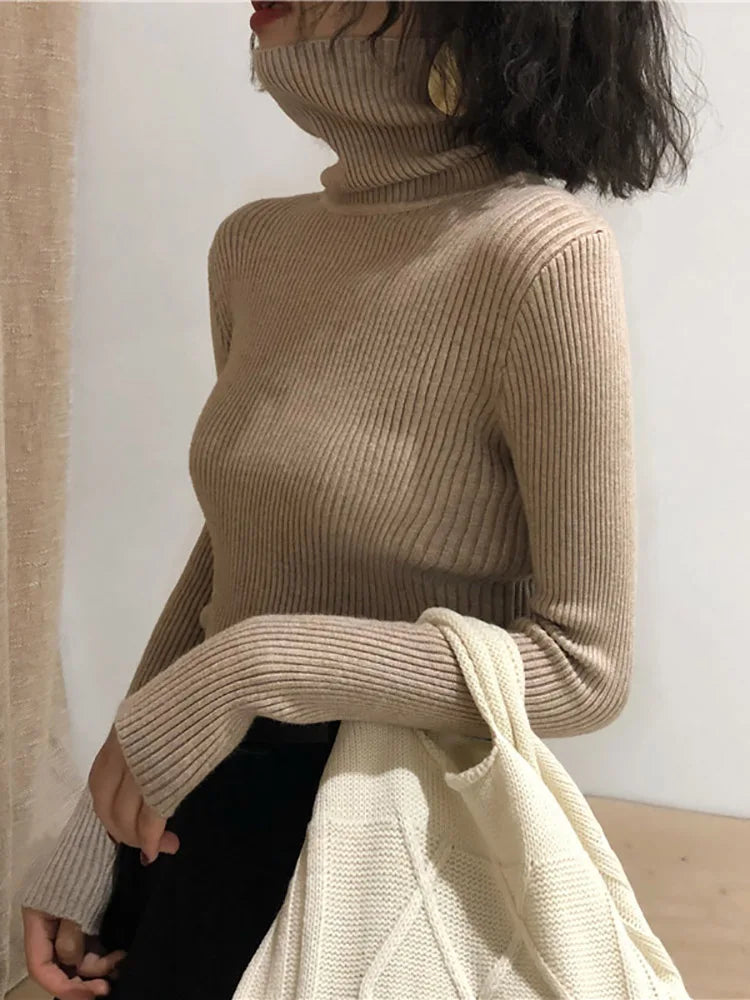 Turtleneck Sweater Slim Fit